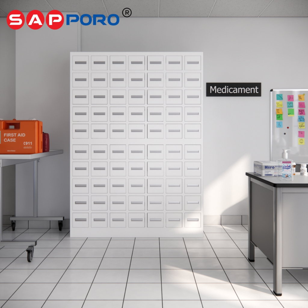 Jual [ LUAR JABODETABEK ] SAPPORO KUSEL - Loker Apotek 70 Laci | Loker ...