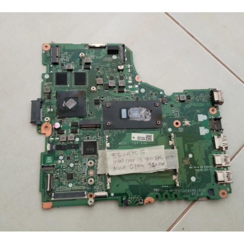 core i3 mainboard acer e5 475g