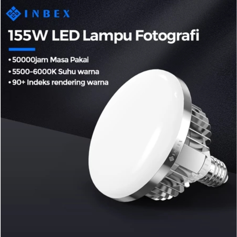 Jual INBEX Softbox Light Bulb LED 5500K-6000K Fotografi Daylight Photo ...