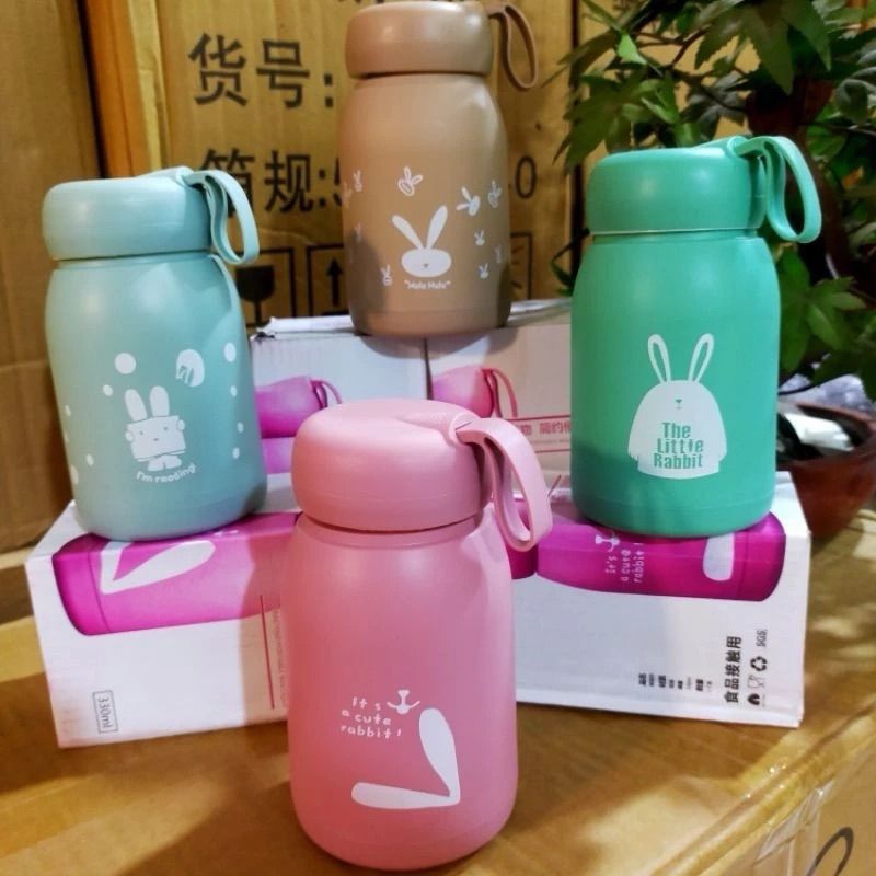 Jual Botol Kaca RABBIT Kelinci 330ml Botol Minum Anak - Souvenir | Shopee  Indonesia