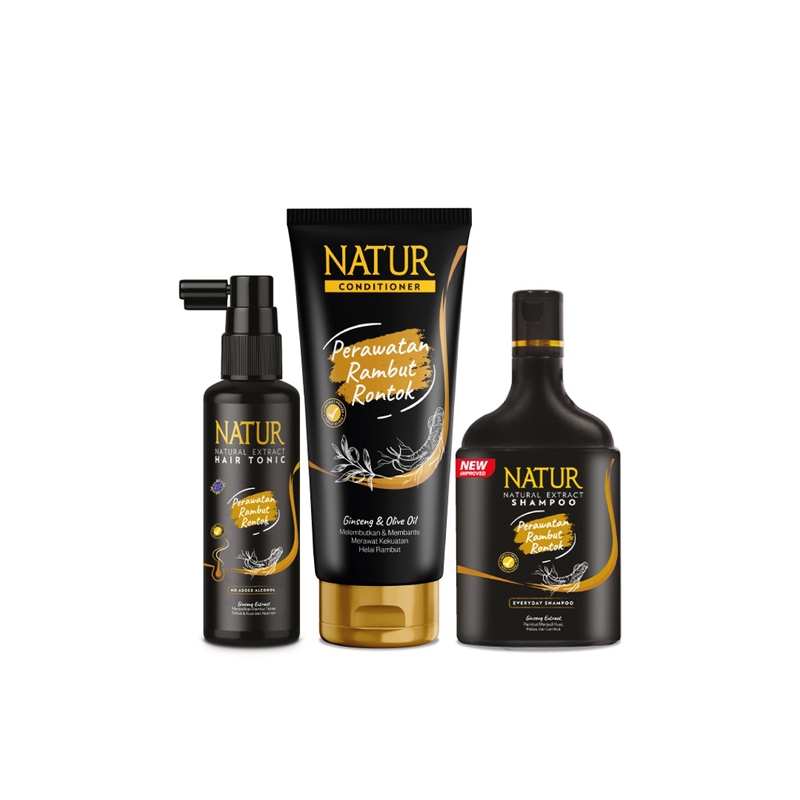 Jual Natur Hair Fall Treatment Paket Perawatan Rambut Rontok | Shopee ...