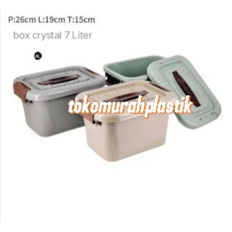 Jual box container CRYSTAL 7 Liter / box serbaguna/box Hajatan | Shopee ...