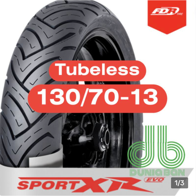Jual BAN MOTOR NMAX PCX BAN FDR SPORT XR EVO 110/70-13 130/70-13 BAN ...
