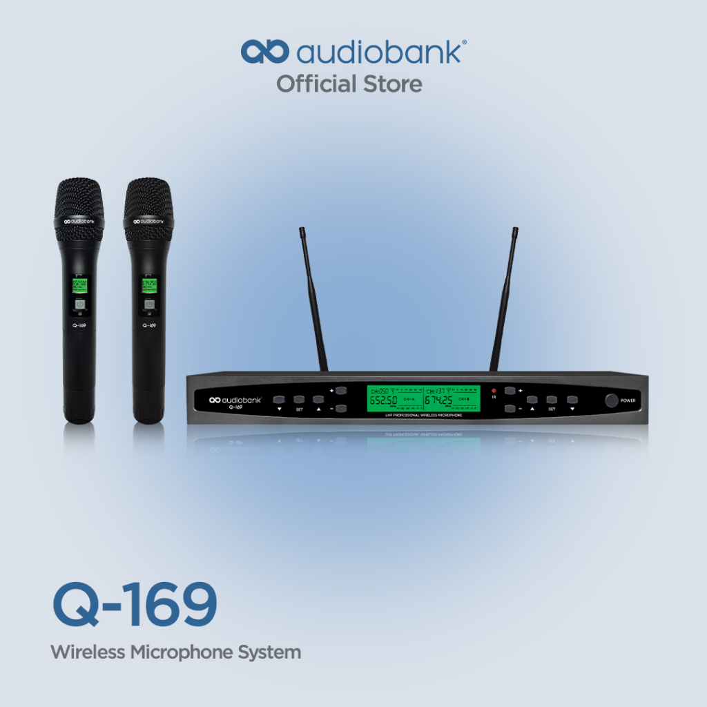 Jual Microphone Wireless Audiobank Q 169 With Optimal Multi Channel ...