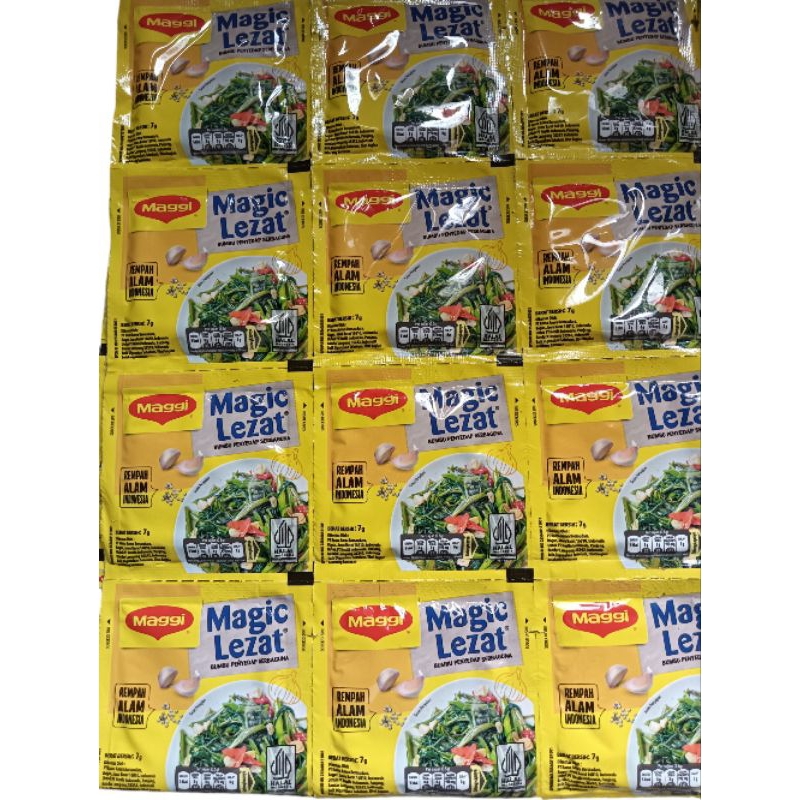 Jual MAGGI MAGIC LEZAT 1 RENCENG ISI 12 SACHET | Shopee Indonesia