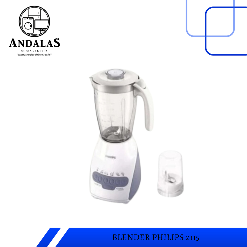 Jual PHILIPS Blender Plastik 2L HR2115 - Garansi Resmi HR 2115 Garansi
