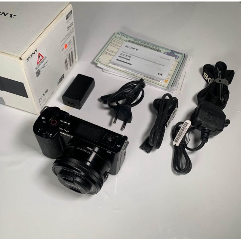 Jual Kamera Sony ZV-e10 Include Kit Box | Shopee Indonesia