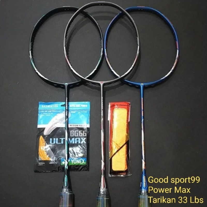 Jual RAKET BADMINTON POWER MAX THUNDER 788 / 33 LBS | Shopee Indonesia