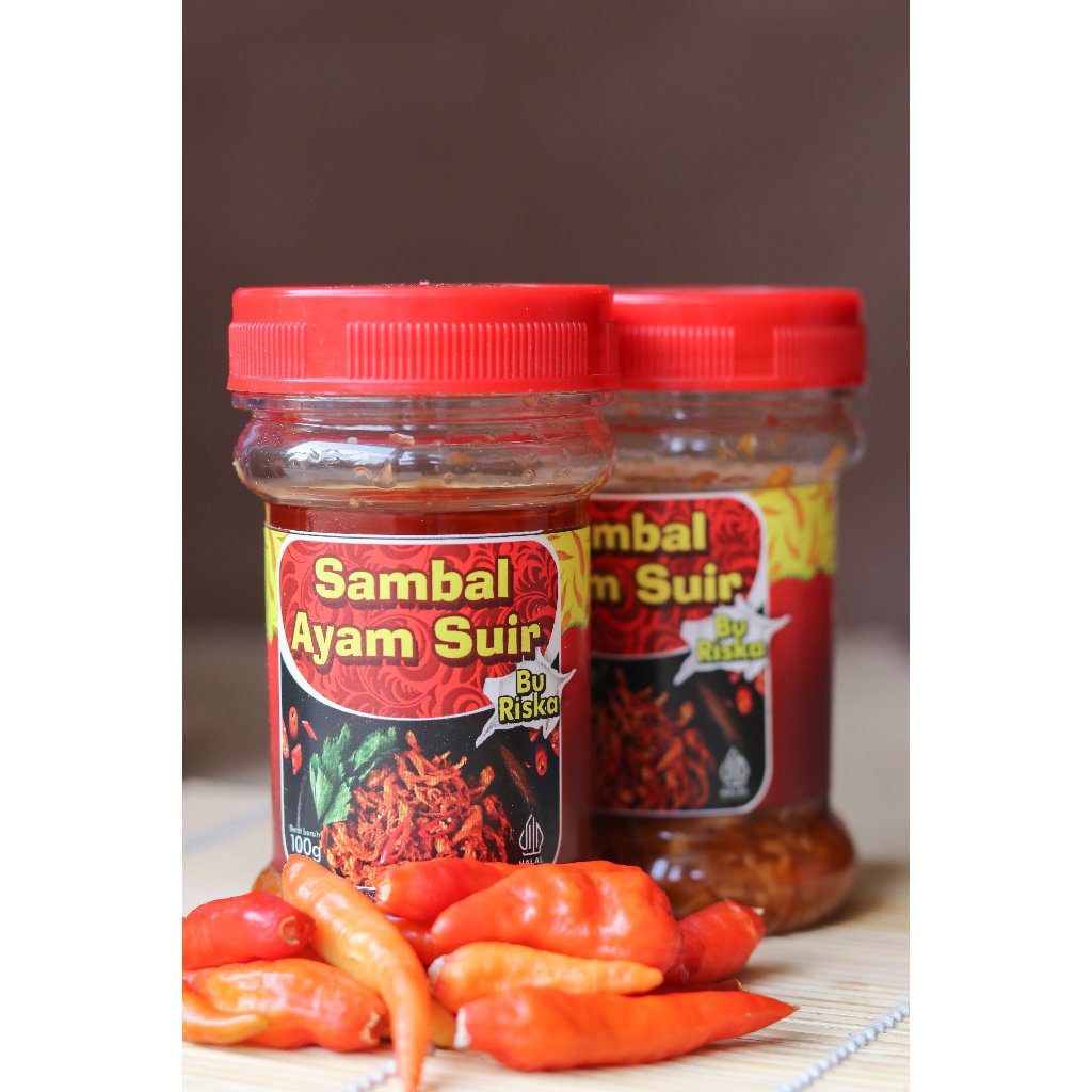 Jual SAMBAL AYAM SUIR SAMBAL AYAM SUIR BU RISKA 100GRAM | Shopee Indonesia