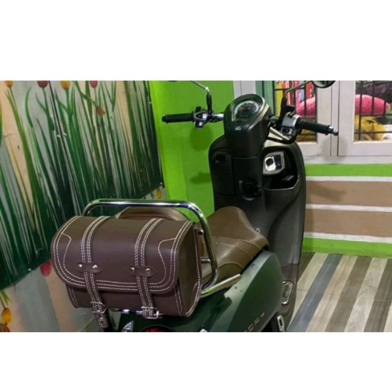 Jual Back rack Backrack Scoopy new 2023/aksesoris honda scoopy | Shopee ...