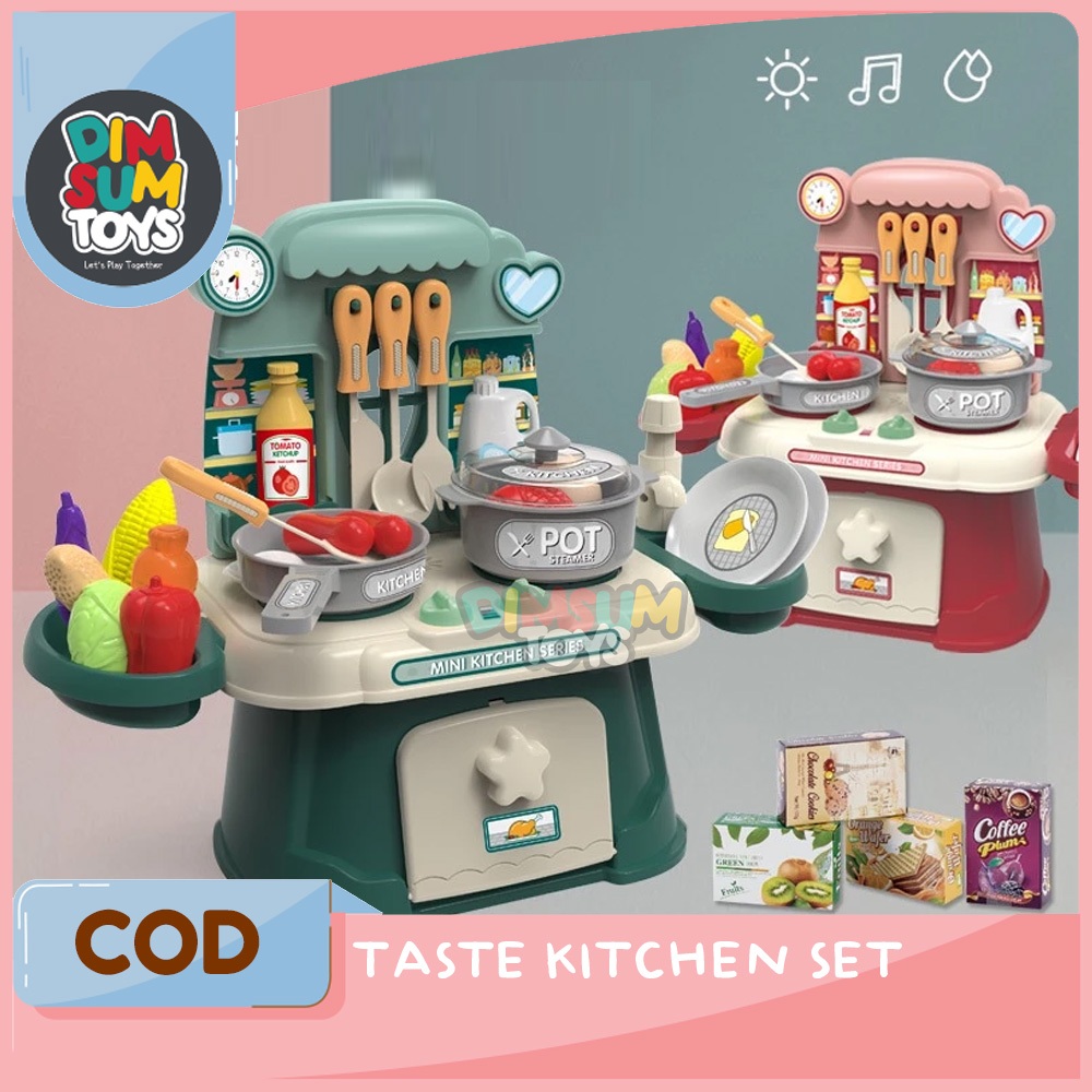 Jual Mainan Anak Masak Masakan Taste Kitchen Play Set Peralatan Dapur ...