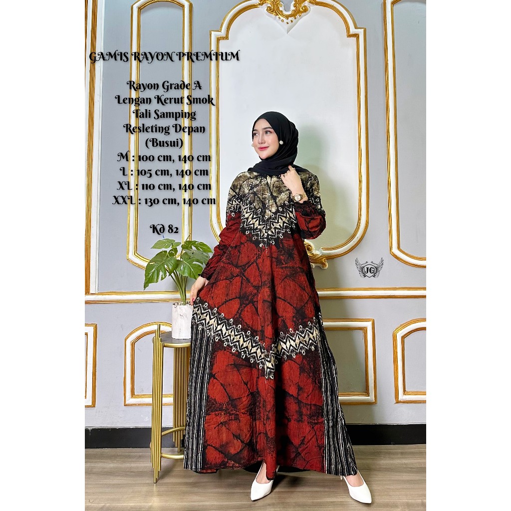 Jual TERBARU GAMIS RAYON PREMIUM| HOMEY DRESS CANDI MEKAR|GAMIS TWILL ...