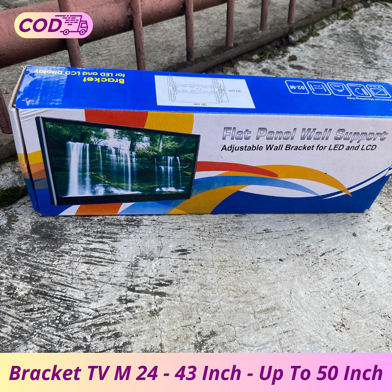 Jual Dudukan TV Bracket 24-43 Inch - VESA 30x30 cm - Kuat dan Stabil