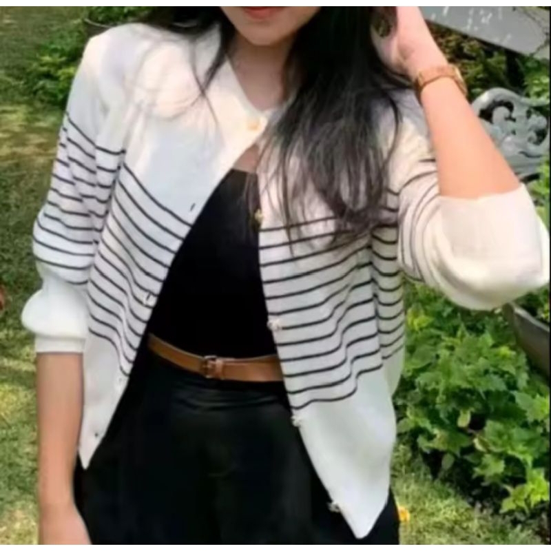 Jual Cardigan rajut mutiara premium | Shopee Indonesia