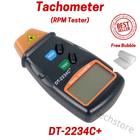 Jual Harga Promo Tachometer LCD Digital Laser Alat Ukur RPM Meter Alat ...