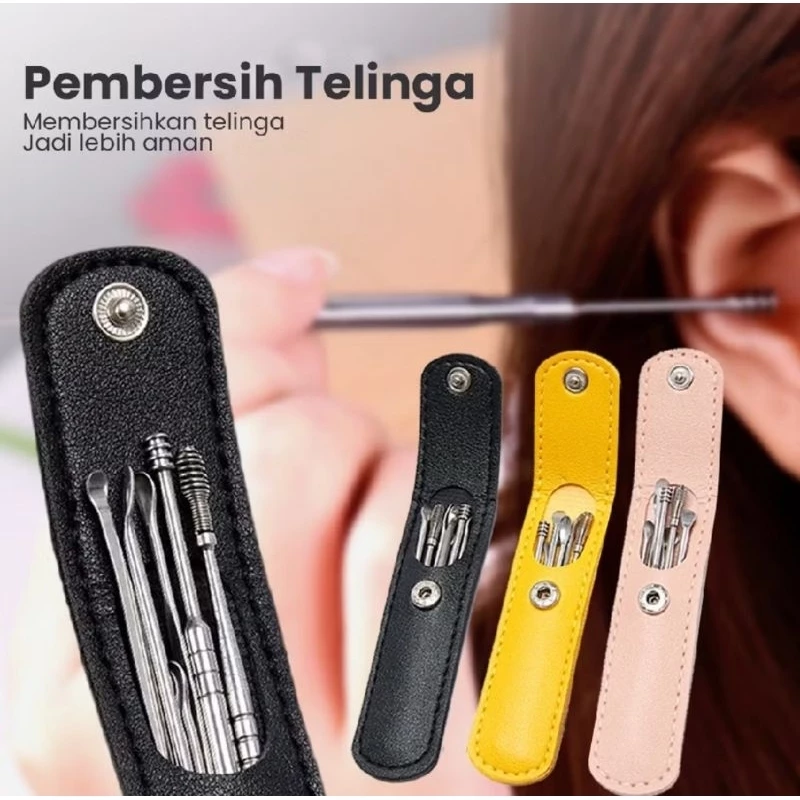 Set Pembersih Telinga Stainless