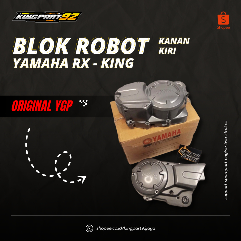 Jual BLOK ROBOT COVER BLOK KALTER MESIN YAMAHA RX KING NEW CKD BLOK ...