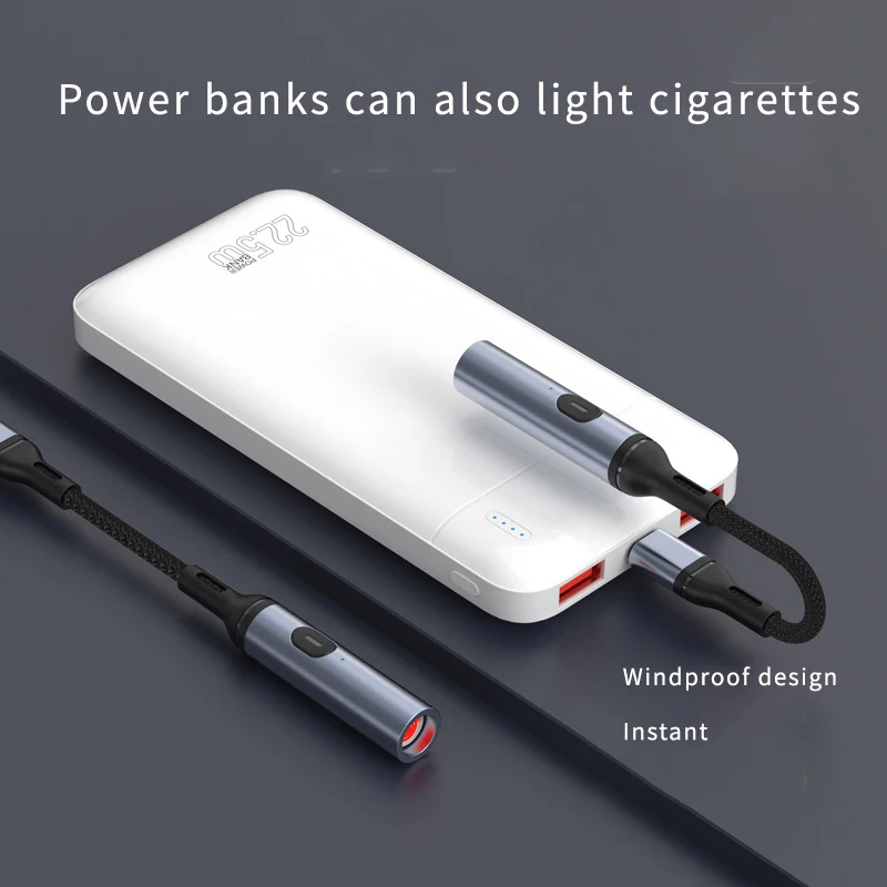 Jual Electric Lighter USB Type C Cable Lighter Untuk Cell Phones ...