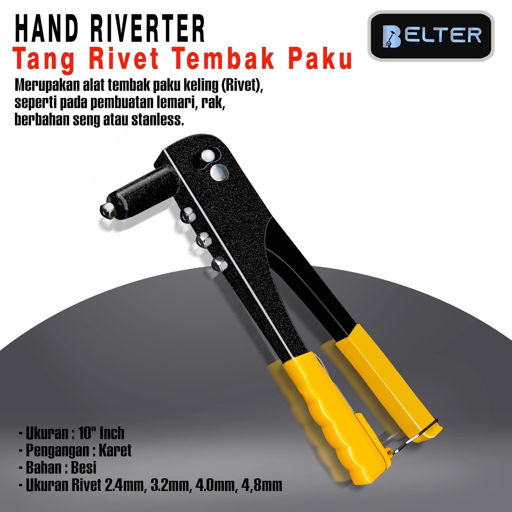 Jual Tang Rivet Alumunium Tembakan Gun Stang Rifet Ripet Besi Baja ...