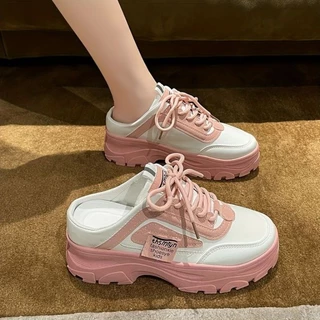 slip on bapaw sneakers wanita terbaru/sepatu kets kekinian