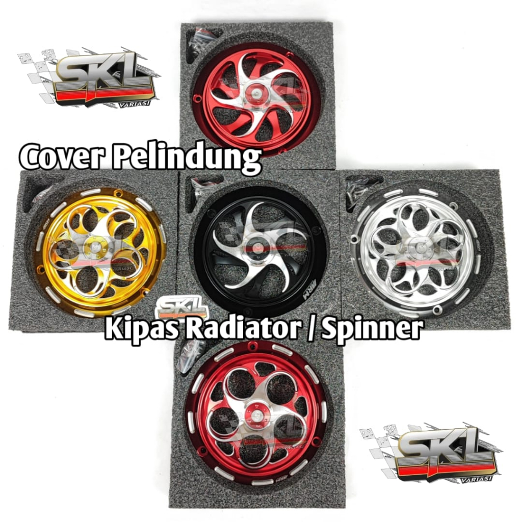 Jual Spinner Cover Pelindung Kipas Radiator Cnc Vespa Sprint Primavera ...