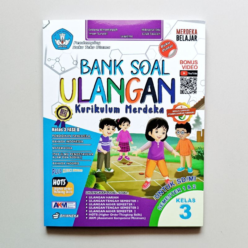 Jual BUKU BANK SOAL ULANGAN KELAS 3 SD KURIKULUM MERDEKA | Shopee Indonesia