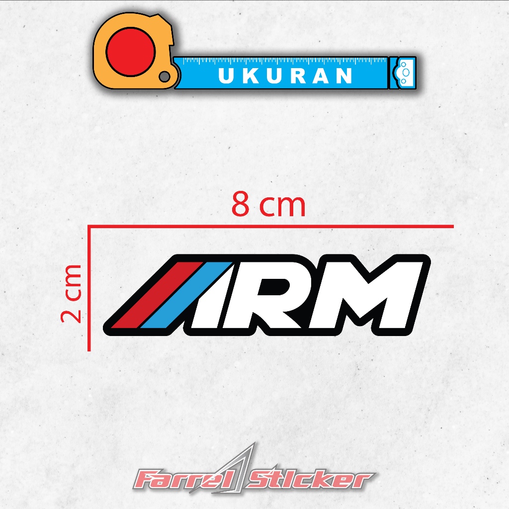 Jual Sticker ARM print cut Stiker Arumi Print cutting 8cm | Shopee ...