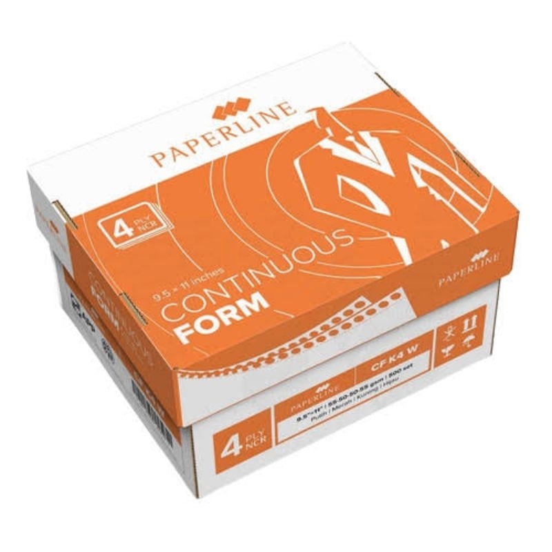 Jual continous form paperline 1 ply, 2 ply, 3 ply, 4 ply, 5 ply (PRS ...