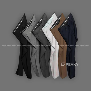 PEAKY - Celana Kantor Formal Pria Slimfit Bahan Dasar Kain Woll