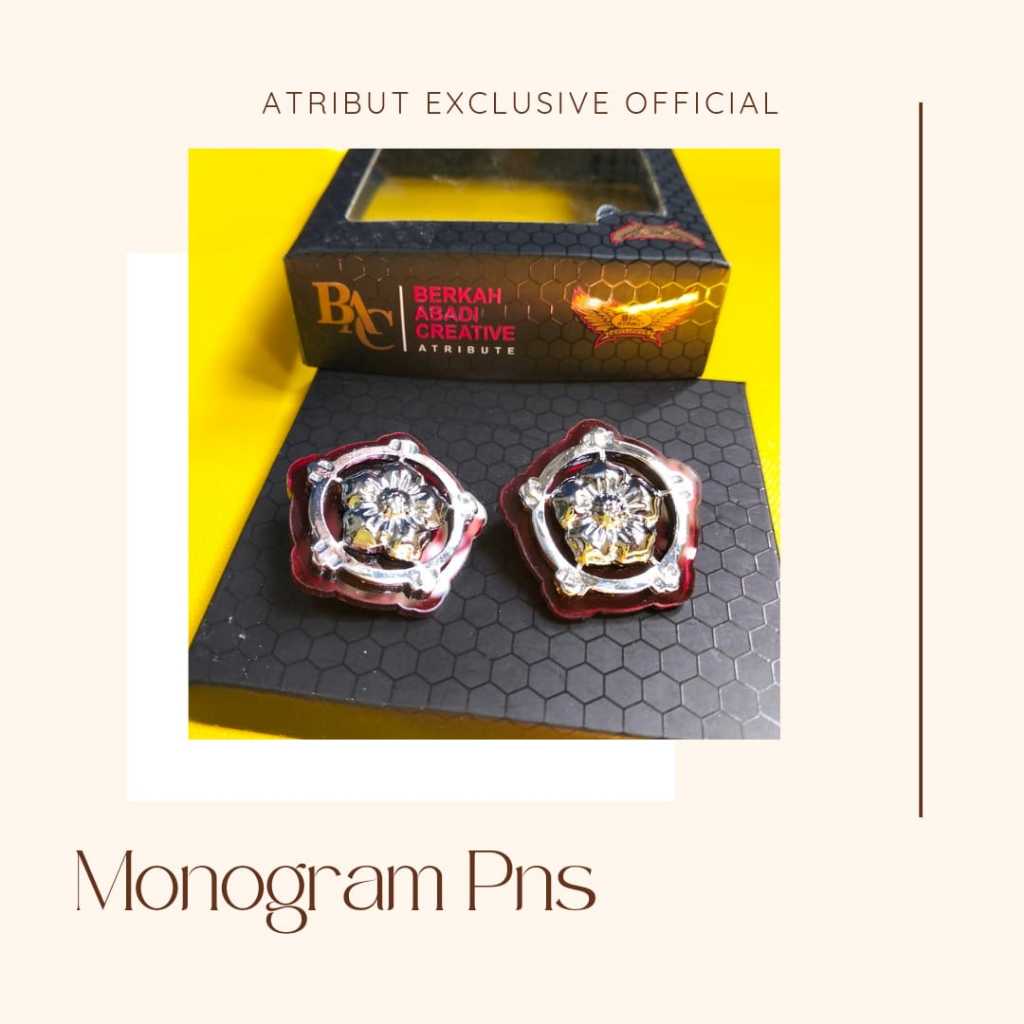 Jual MONOGRAM PNS/ASN GOLD/SILVER AKRILIK/NON AKRILIK EXCLUSIVE ...