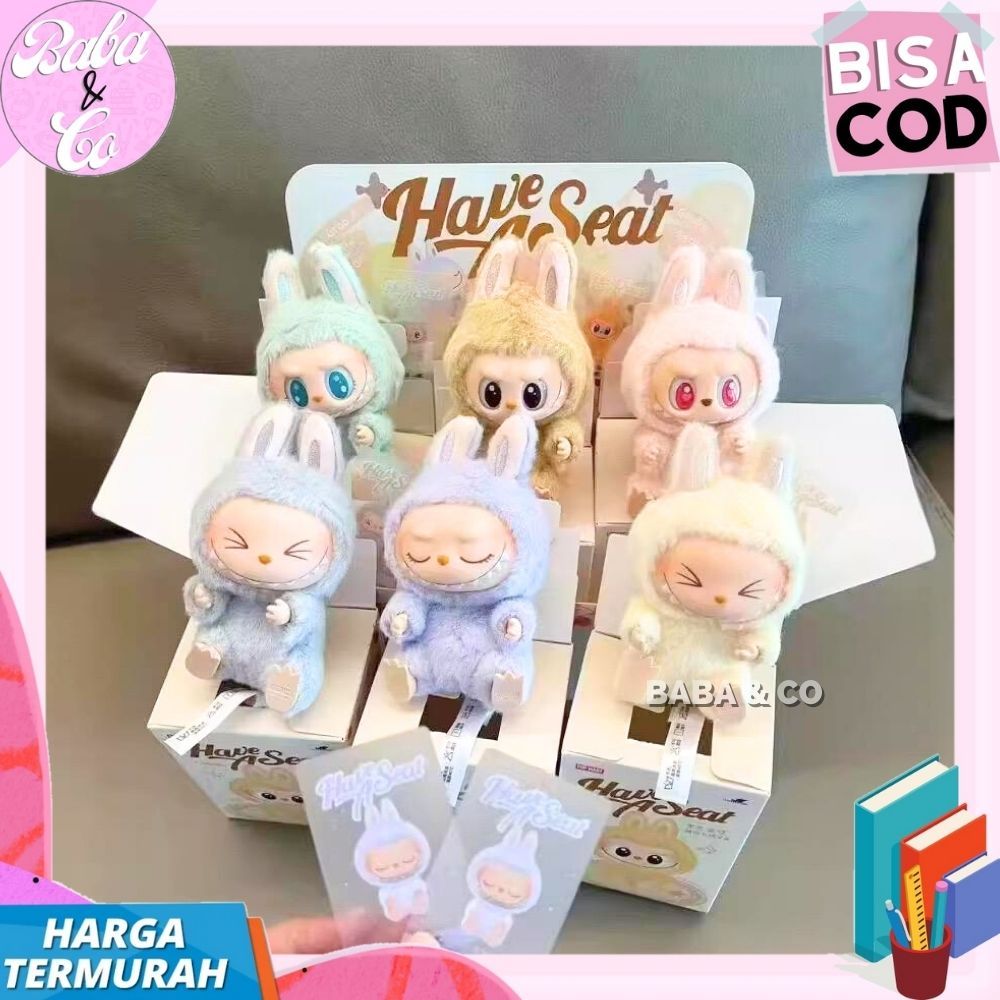 Jual LABUBU V2 Have a Seat The Monsters GRADE A BLIND BOX LABUBU LUCU ...