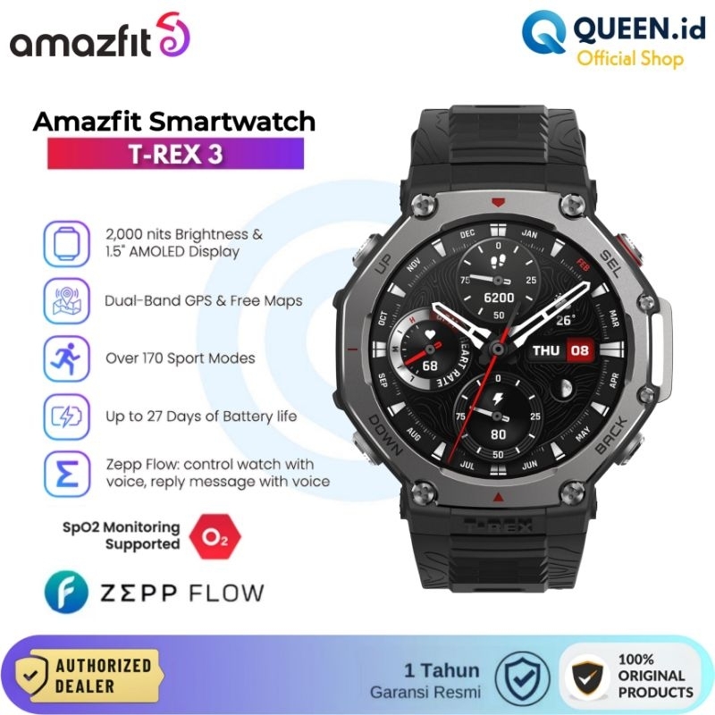 Jual Smartwatch Amazfit T-Rex Terlengkap Harga Terbaru November