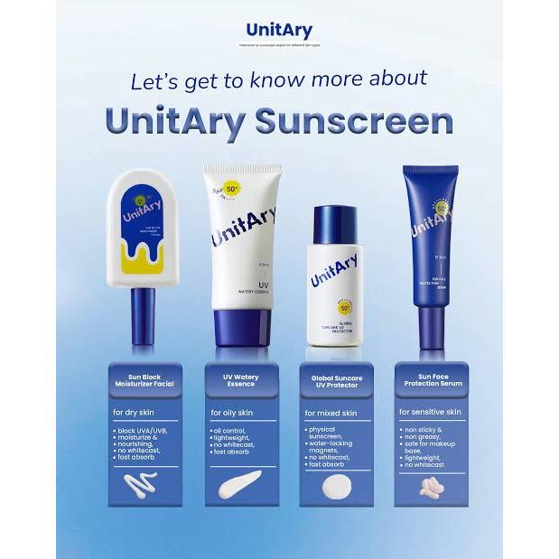 Jual UNITARY SUNSCREEN / SUNSCREEN UNTUK KULIT BERMINYAK DAN SENSITIF