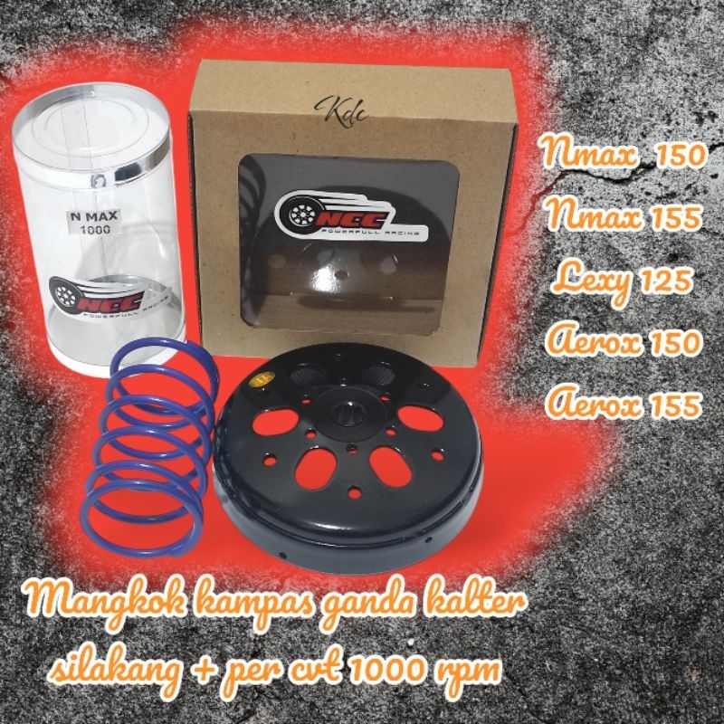 Jual mangkok + per cvt racing kalter silakng aerox 150 aerox 155 lexy ...