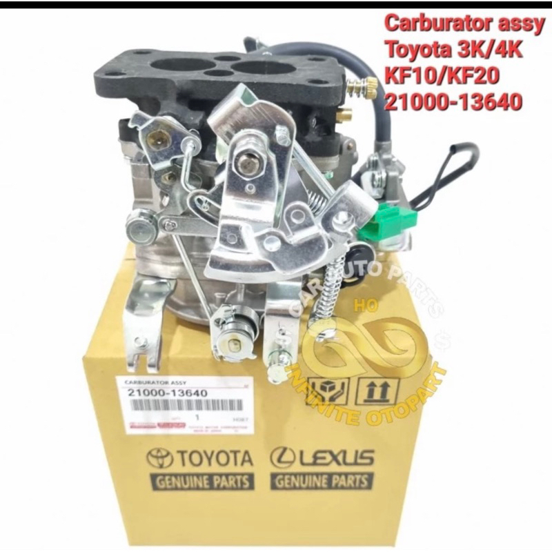 Jual CARBURATOR KARBURATOR ASSY TOYOTA KIJANG 3K 4K KF10 KF20 | Shopee ...
