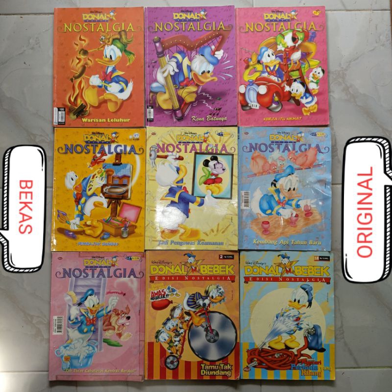Jual ORIGINAL PRELOVED BUKU KOMIK DONAL BEBEK EDISI NOSTALGIA WATL ...