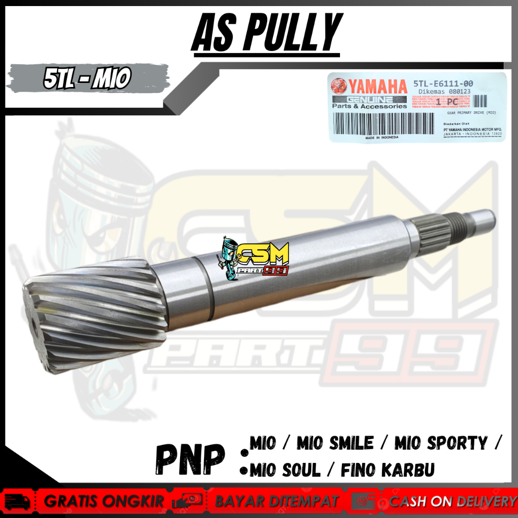 Jual ( 5TL ) AS PULLY MIO SPORTY / MIO SOUL / FINO / NOUVO 2D5 | Shopee ...