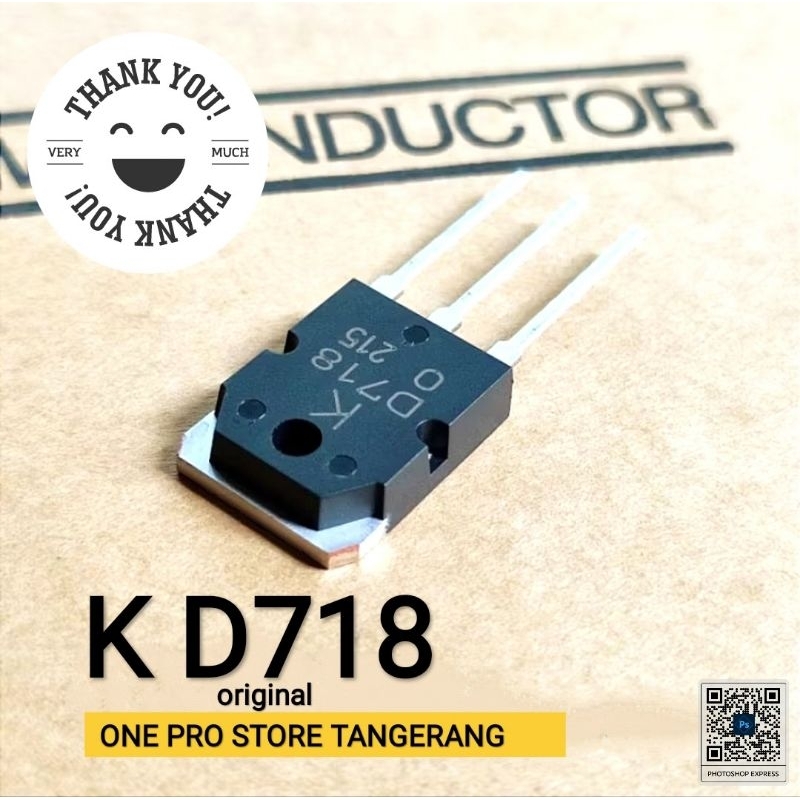 Jual 2SD718 2S D718 Silicon NPN Power Original Transistors DD27 ...