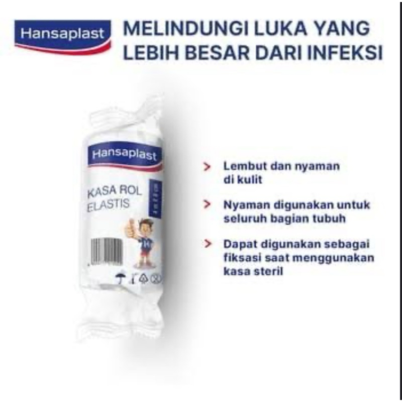 Jual HANSAPLAST KASA ROL ELASTIS 4 M X 6 CM | Shopee Indonesia