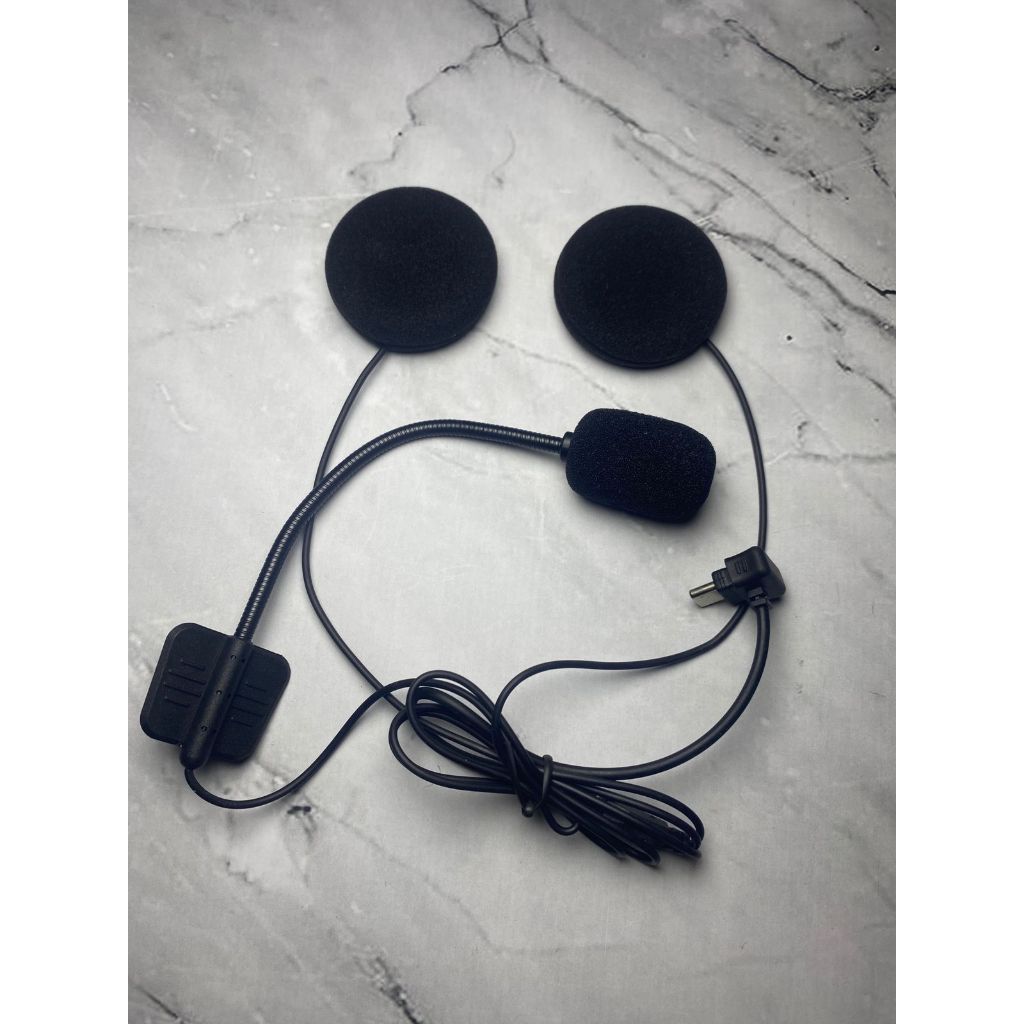 Jual Microphone Mic Intercom Headset Bluetooth type C Speaker dan Mic ...
