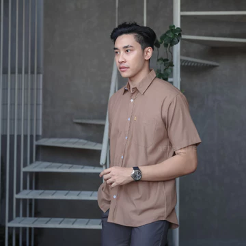 AFTERLIFE Kemeja Pria Basic Chroma Lengan Pendek All Varian