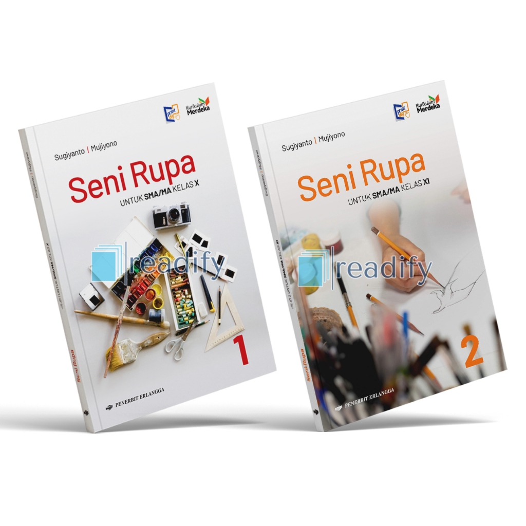 Jual Seni Rupa Kelas 10 11 SMA Erlangga Kurikulum Merdeka Revisi ...