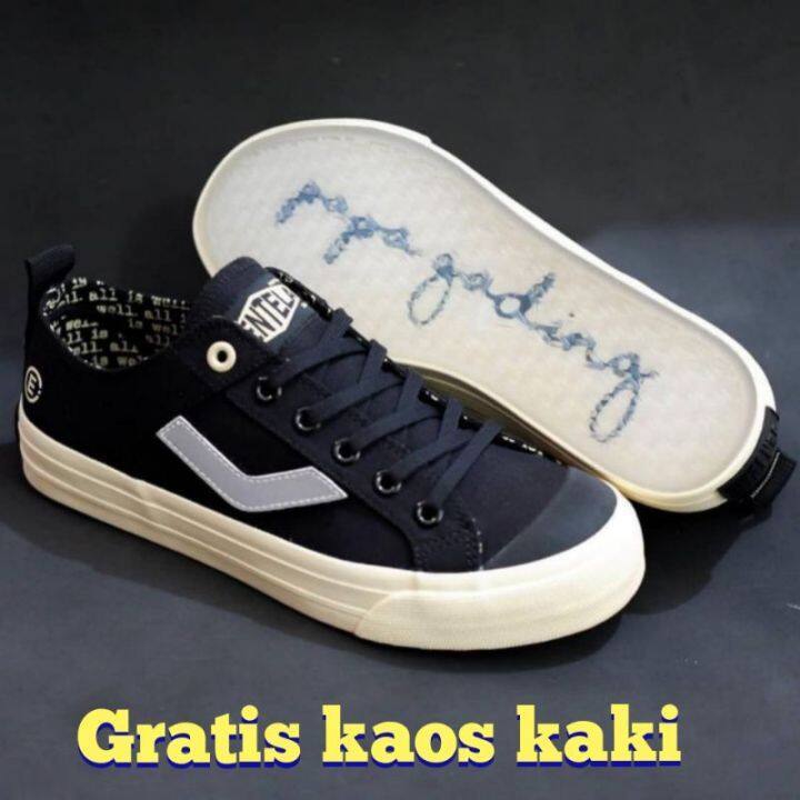 Jual Sepatu VENTELA EVIL X PAPA GADING FULL BLACK IN LOW SEPATU VENTELA ...