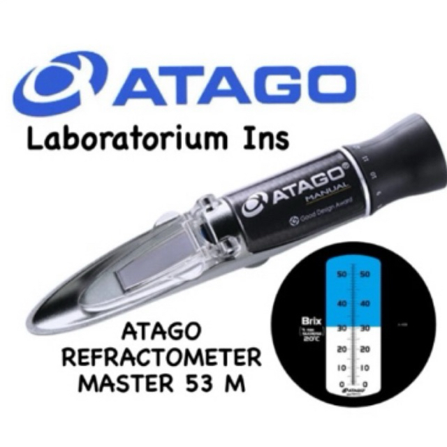 Jual ATAGO JAPAN MASTER-53M Refractometer Brix 53% Refraktometer Gula 2353 I.3680079