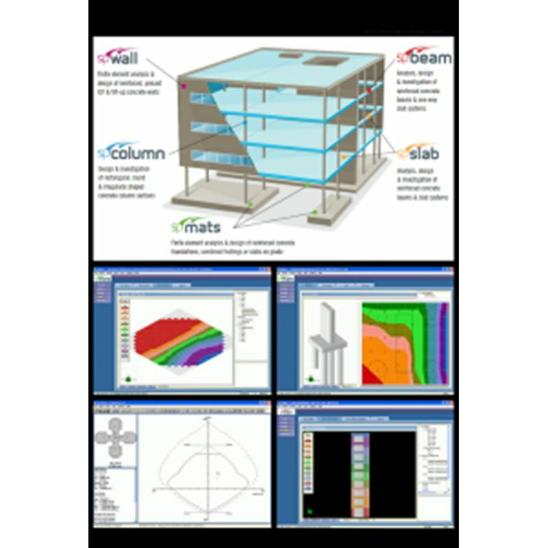 Jual Structure Point Concreate Software (Beam, Slabs, Mats, Frame ...