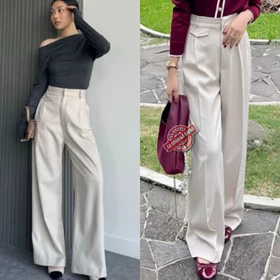 ORO PANTS Loose Pants Trouser Wanita Celana Kulot Wanita Jumbo