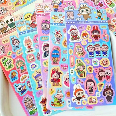 Jual Stiker Labubu Hologram Aesthetic Sticker Scrapbook | Shopee Indonesia
