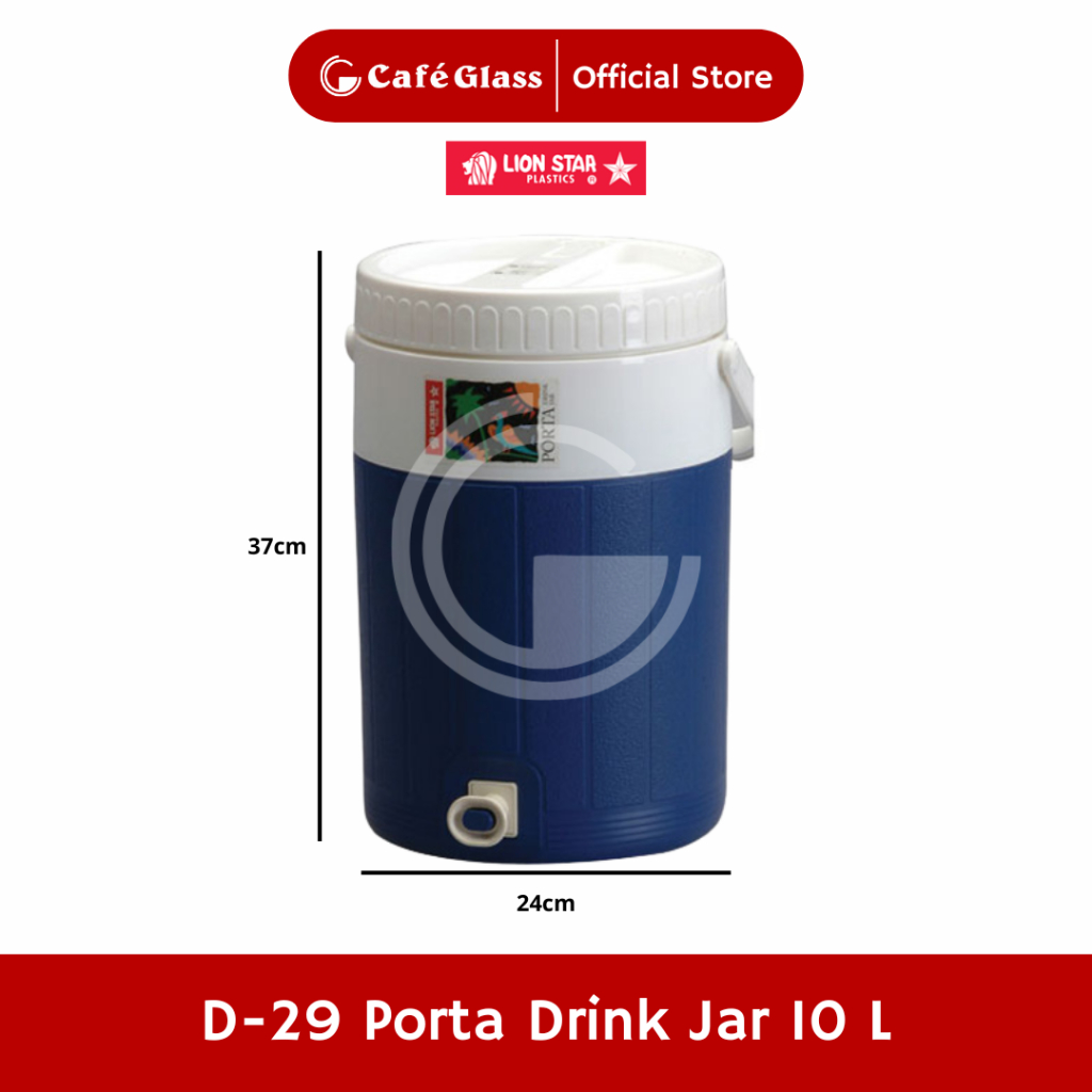 Dispenser Air Minum Besar 10L + Kran - Lion Star Porta D-29 / Tempat Air Portable Minuman Es