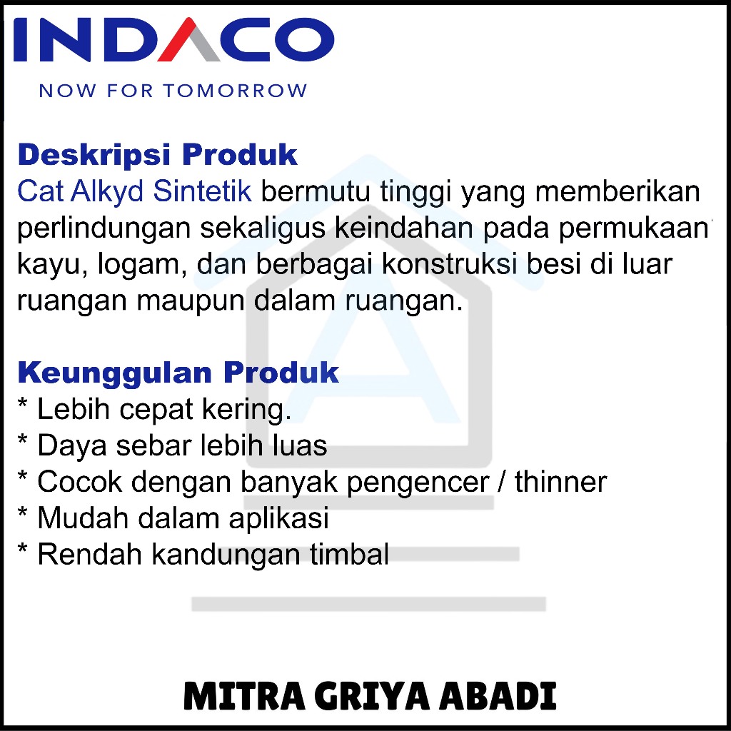 Jual Cat Kayu dan Besi Envi kemasan 0,9 Liter / 900 Ml / 900 Cc ...