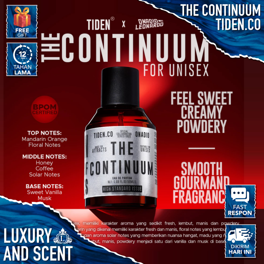 Jual PARFUM HUGABLE THE CONTINUUM TIDEN.CO X ONADIO ORIGINAL Perfume ...